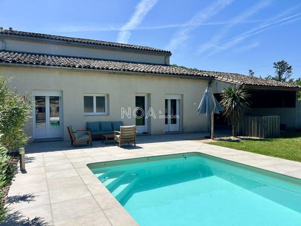 Maison en pierre restaurée avec goût