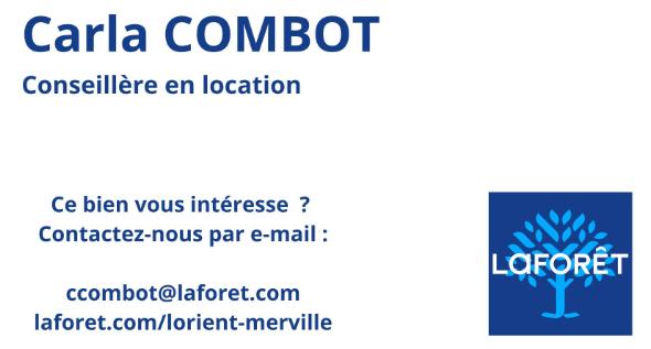 Location appartement près de Lorient - 1 pièce(s) - 18 m² - 460 €/mois