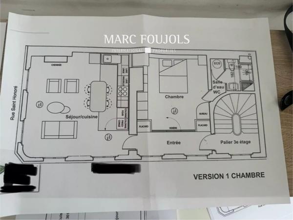 Appartement Paris I – Palais Royal – 3 pièces