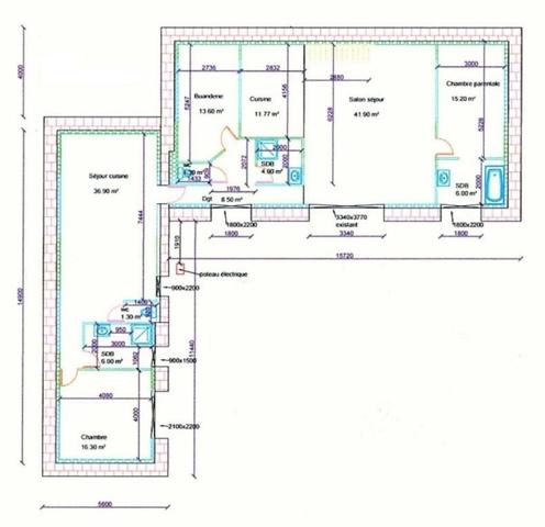 Maison à vendre 3 pièces de 170 m²