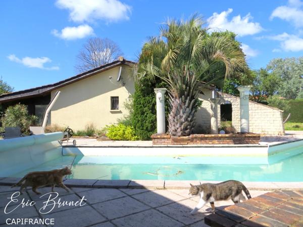 MIOS - Maison avec dépendance et piscine - au calme sur terrain de 1700 m²