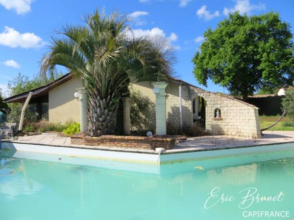 MIOS - Maison avec dépendance et piscine - au calme sur terrain de 1700 m²