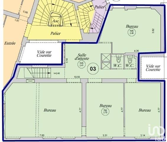 Appartement 4 pièces de 100 m² à Paris (75006)