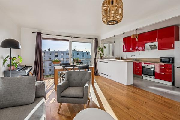 CARNOT 2 min du métro 3 pièces lumineux avec balcon, sans vis-à-vis