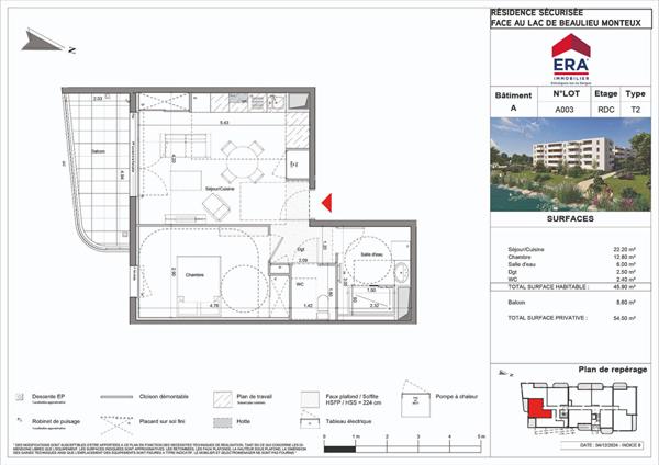 A VENDRE MONTEUX Appartement neuf T2