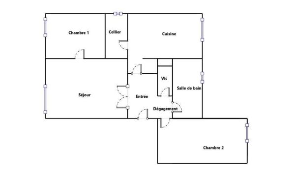 Appartement
         3 pièces
        - 70 m²