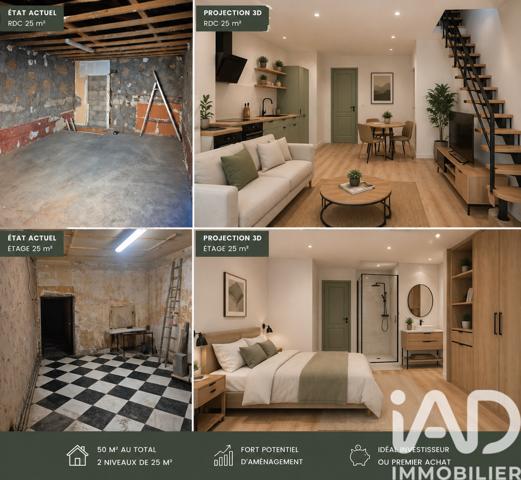 Appartement à vendre 2 pièces 50 m² Beaurepaire