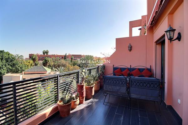 À vendre appartement avec vue sur le Jardin Majorelle à Marrakech