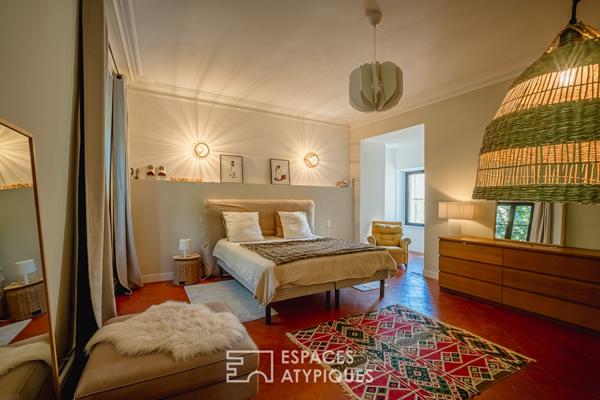 Maison de maître rénovée avec jardin et piscine à proximité de Narbonne