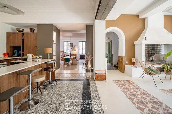 Maison de maître rénovée avec jardin et piscine à proximité de Narbonne