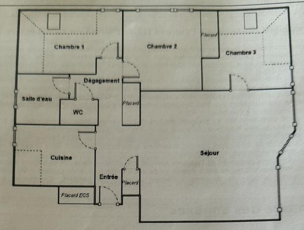 Appartement 4 pièce(s) 3 chambre(s) 86.57 m²