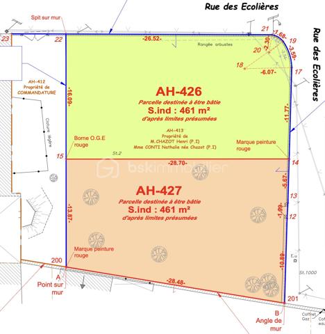 EXCLUSIVITÉ - Terrain constructible de 461 m² à Beaulieu (34160) – Hors lotissement 

Idéalement situé au cœur du charmant village de Beaulieu, découvrez ce terrain constructible de 461 m².
Son emplacement privilégié permet de rejoindre Montpellier en environ 25 minutes et les plages du littoral méditerranéen (Carnon, Palavas-les-Flots, La Grande-Motte) en moins de 35 minutes.

Les réseaux d’eau, d’électricité, d’assainissement collectif (tout-à-l’égout) et de fibre optique sont disponibles en bordure de voirie, facilitant les travaux de viabilisation.

Selon les règles d’urbanisme applicables Section UC 4-3 :
* L’emprise au sol est limitée à 50 % de la superficie du terrain, soit une emprise maximale d’environ 230 m².
* La surface de plancher de l’habitation est limitée à 20 % de la superficie du terrain, soit une surface maximale d’environ 92 m².

Beaulieu séduit par son cadre de vie recherché, entre vignes et garrigue, tout en offrant les commodités du quotidien : école, commerces de proximité, pharmacie, mairie et marché de producteurs locaux. Les communes voisines de Restinclières, Saint-Drézéry et Castries sont accessibles en quelques minutes, tandis que la RD610 permet de rejoindre rapidement Montpellier et son agglomération.

Les atouts du terrain :

* Terrain constructible de 461 m²
* Hors lotissement
* Réseaux en bordure (eau, électricité, tout-à-l’égout, fibre)
* Emprise au sol maximale : environ 230 m²
* Surface de plancher maximale : environ 92 m²
* Emplacement central dans le village
* Environnement calme et recherché
* À 25 min de Montpellier
* À moins de 35 min des plages

Une belle opportunité pour concrétiser votre projet de construction dans un village apprécié de l’est montpelliérain.