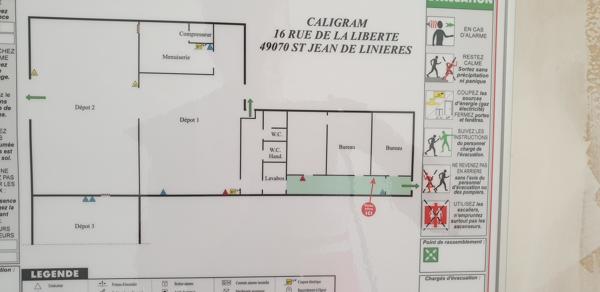 Bureaux 100m² – St jean de linieres