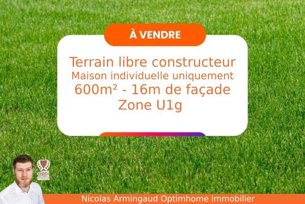 Terrain proche parc Heller