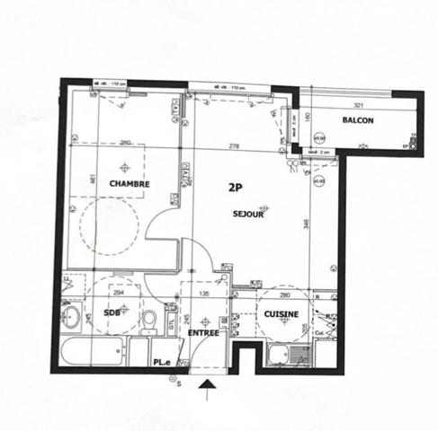 Limite Maisons-Alfort appartement 2 pièces 45 m2 balcon 4.50 m2 , proche du RER D et du futur métro ligne 15 du Grand Paris