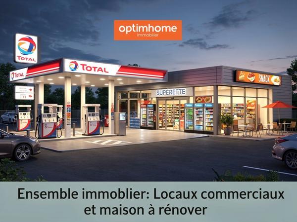 Ensemble Immobilier Commercial et Maison à rénover - SAINT DENIS DE MAILLOC (14)