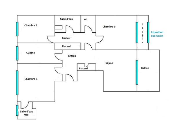 Appartement F4 à vendre  4 pièces - 81,65 m2 MAISONS ALFORT - 94