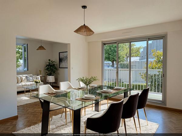 Bel appartement 81 m²à Saint-Nazaire à deux pas de la plage Villès Martin.,  
Saint nazaire 44600