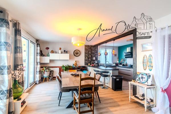 Brest – Rive Gauche – T4 lumineux avec ascenseur, véranda et parking