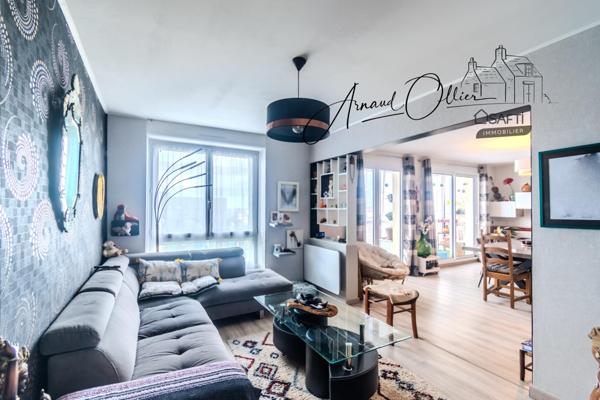 Brest – Rive Gauche – T4 lumineux avec ascenseur, véranda et parking