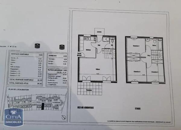 Maison à vendre 4 pièces 84.18m²