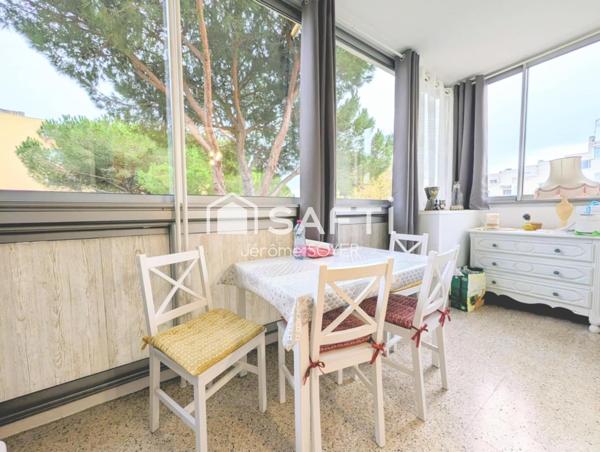 APPARTEMENT T2 AVEC 2 VERANDAS  ET PARKING