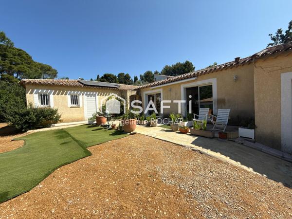 Languedocienne 4 chambres + F2 indépendant garage sur parcelle de 680m2