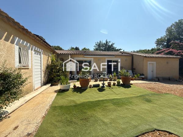 Languedocienne 4 chambres + F2 indépendant garage sur parcelle de 680m2