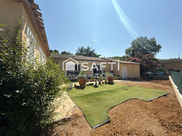 Languedocienne 4 chambres + F2 indépendant garage sur parcelle de 680m2