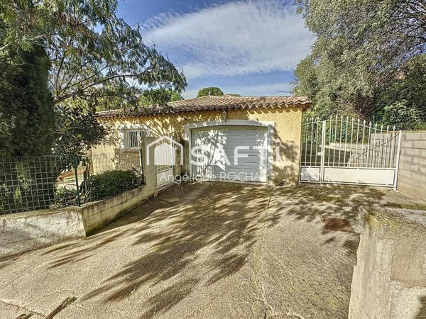 Languedocienne 4 chambres + F2 indépendant garage sur parcelle de 680m2