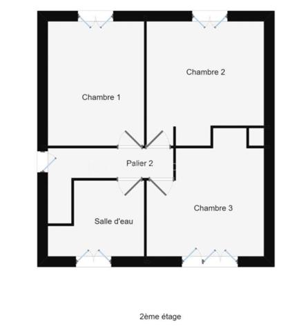 Maison de ville de 77 m²