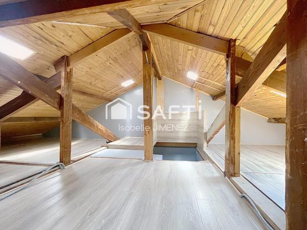 4 chambres / 1 bureau / 145 m2 / jardin / combles / garage / stationnement