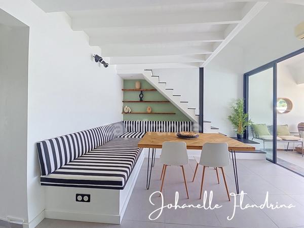 Appt. à louer : T3 Duplex meublé. Entièrement rénové - Vue Marina, Le Gosier