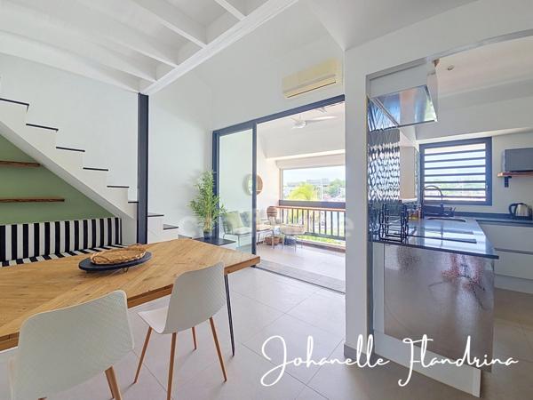 Appt. à louer : T3 Duplex meublé. Entièrement rénové - Vue Marina, Le Gosier