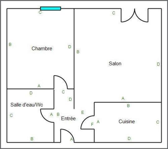 Appartement à BRESSUIRE, 79300 - 3 pièces 39m²