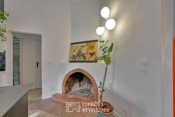 Maison rénovée avec cour proche centre-ville