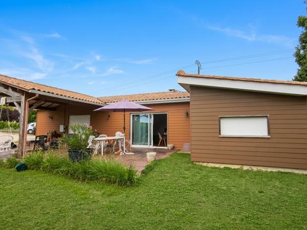 Maison de plain pied T6 ossature bois avec jardin