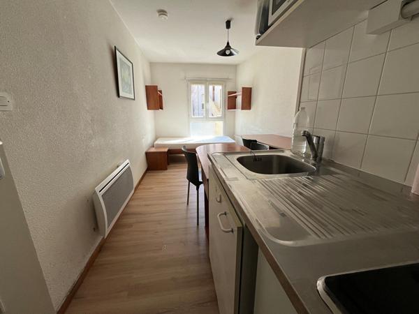 Studio étudiant de 17 m²