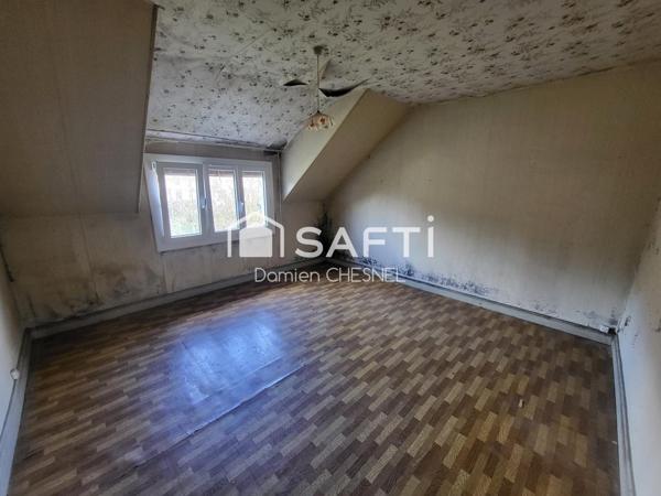 Maison 132m² à rénover sur terrain de 1570m² proche centre ville