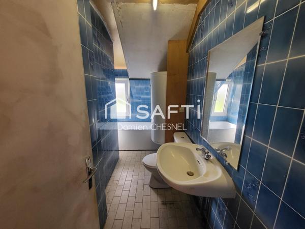 Maison 132m² à rénover sur terrain de 1570m² proche centre ville