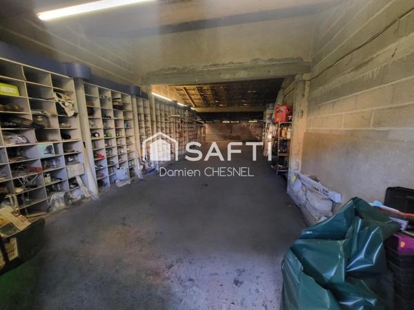 Maison 132m² à rénover sur terrain de 1570m² proche centre ville