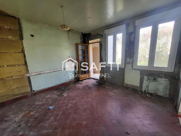 Maison 132m² à rénover sur terrain de 1570m² proche centre ville