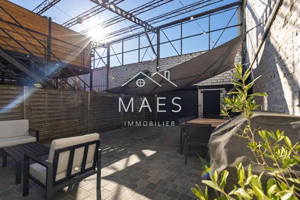 Loft plain-pied, grande terrasse ensoleillée + parking sécurisé