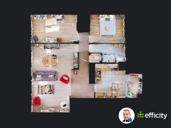 Appartement 4 pièces - 74 m² Exclusivité efficity