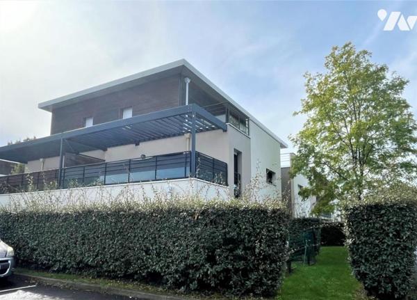 Sautron, cours Frédéric Chopin, T3 récent de 62 m², jardin, garage.