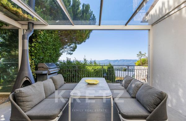 VILLA VUE MER PANORAMIQUE CHATEAUNEEUF DE GRASSE