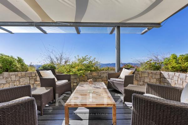 VILLA VUE MER PANORAMIQUE CHATEAUNEEUF DE GRASSE