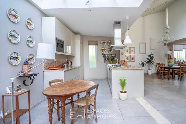 Loft avec patio et atelier d’artiste