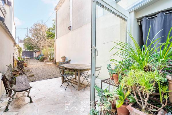 Loft avec patio et atelier d’artiste