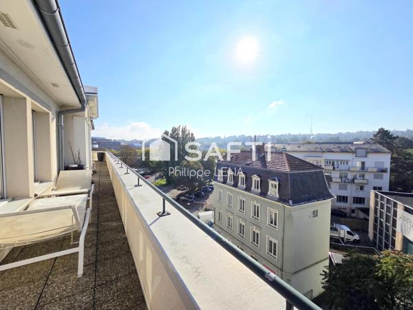 Bel attique 105m², 2 chambres, hyper-centre / gare
